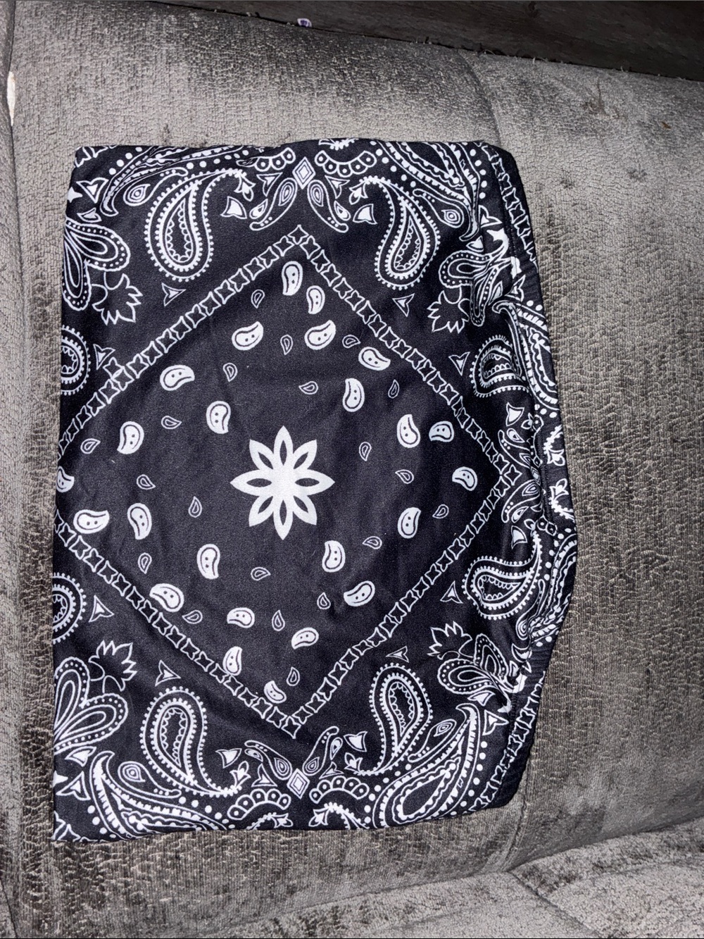 Black & White Bandana style tube top